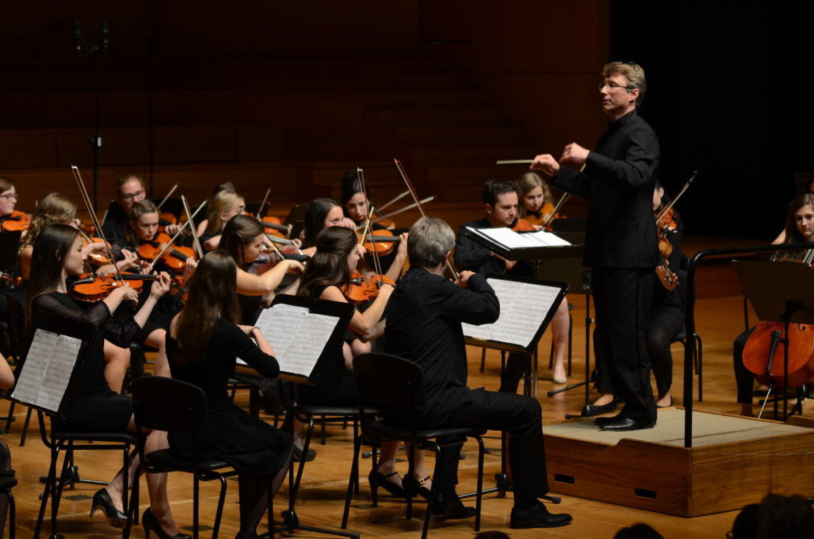 Godalni orkester glasbene šole v Zavodu sv. Stanislava